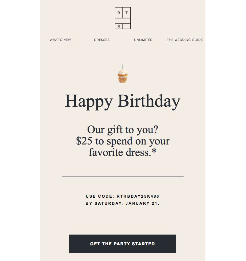 RTR email cta
