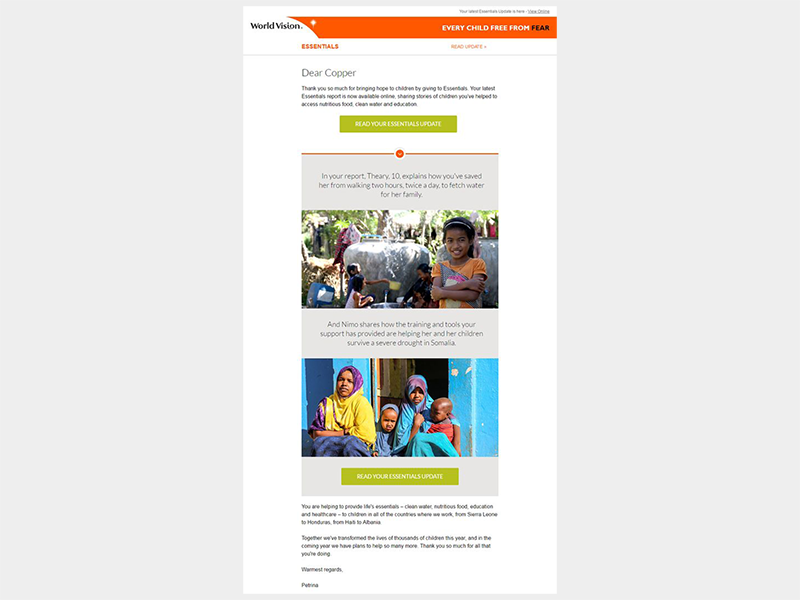 world vision email