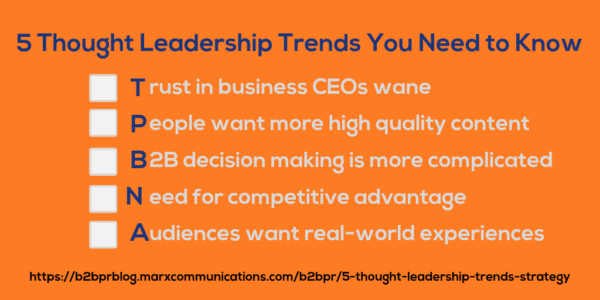 5 Thought Leadership Trends You Need to Know