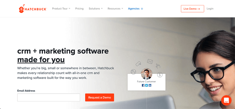 Hatchbuck Screenshot