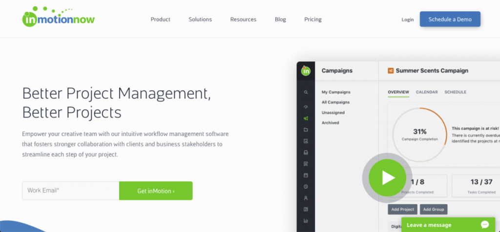 InMotionNow Screenshot