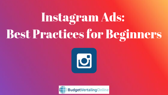 ‘Instagram Ads Best Practices for Beginners’ You may be a brand that is thinking about running Instagram ads but has not tried anything yet. You might be like me and have tested an Instagram ad or two to see how it works. In this blog post, I dive into the best practices of Instagram ads. First, I want to show a recent change in these ads, so you have all the relevant information before you starting developing an ad strategy: http://bit.ly/IGAdsBeg