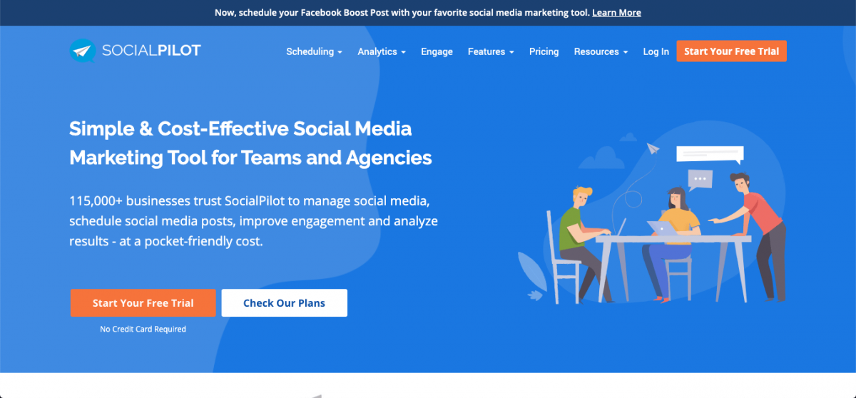 SocialPilot Screenshot