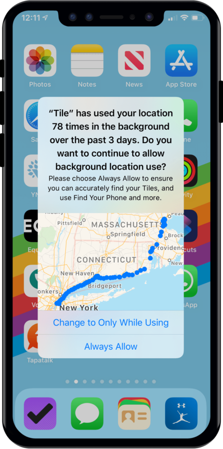New iOS 13 app feature privacy and gps tracking