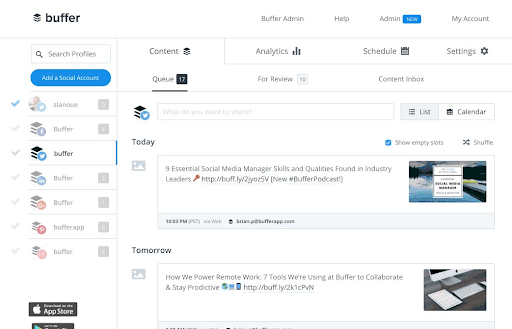 Manage Your Social Networks with Buffer App