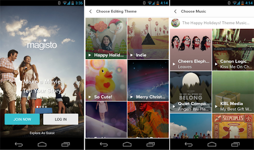 Turn your photos and videos into stories with Magisto