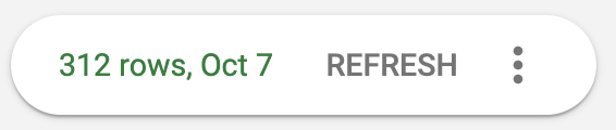 refresh data in bigquery.