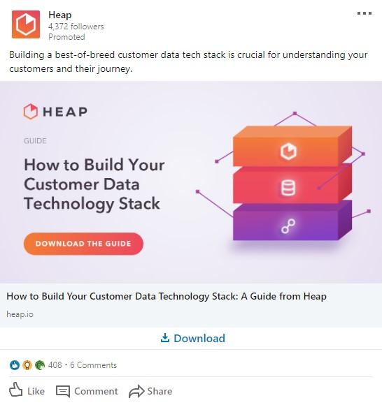 LinkedIn lead generation ad