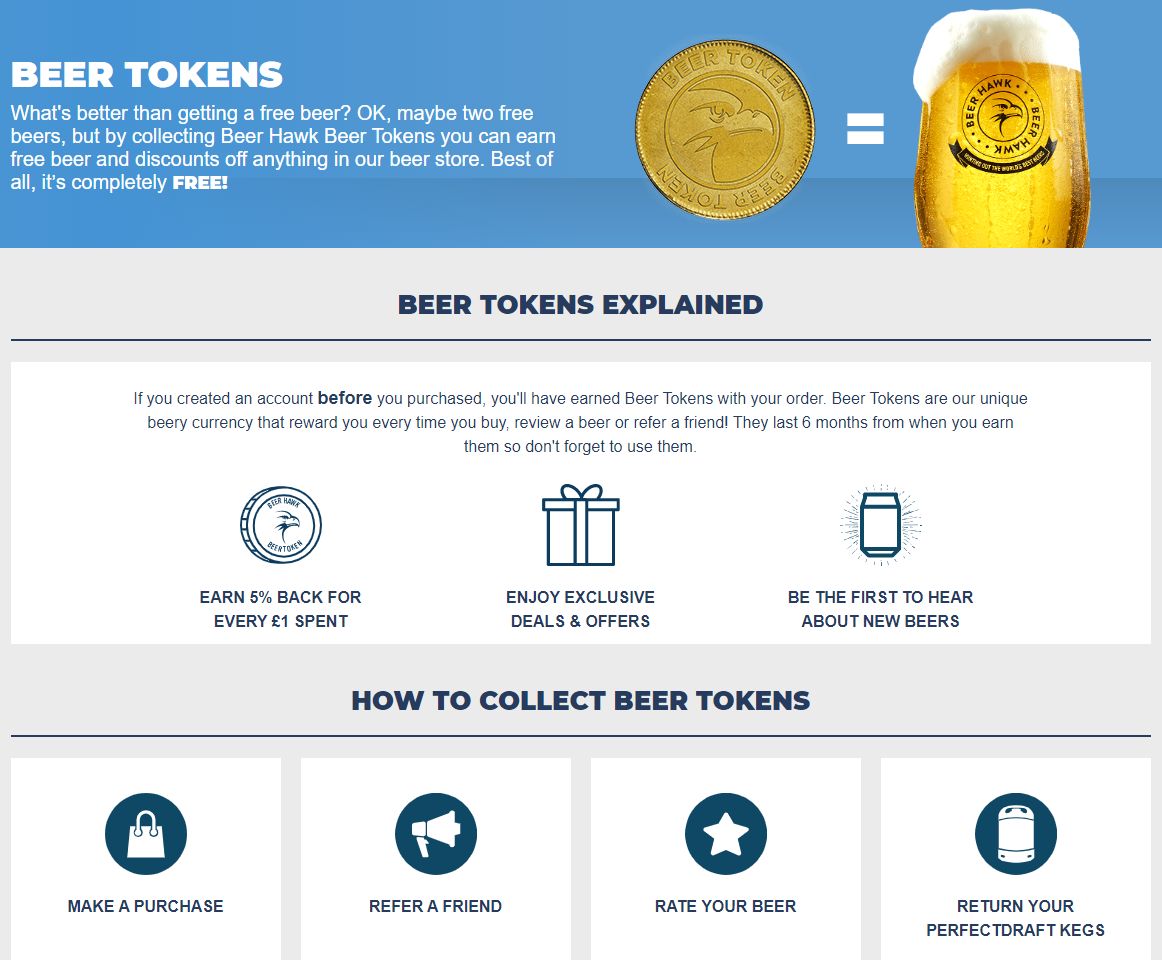 Beer Hawk, UK’s largest specialty beer retailer, wanted to encourage customers to return expensive beer kegs. With the help of Antavo, they built a loyalty program that rewards this kind of behavior. 