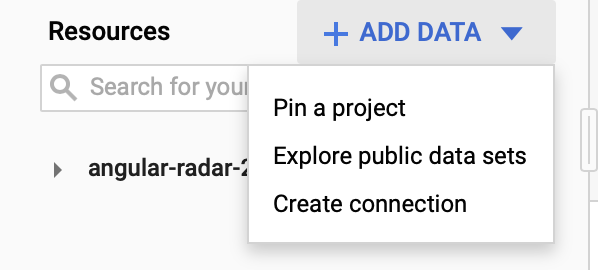 add data to bigquery project.