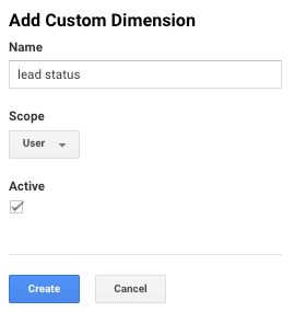 add custom dimension in ga.