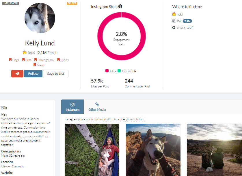 find relevant influencers