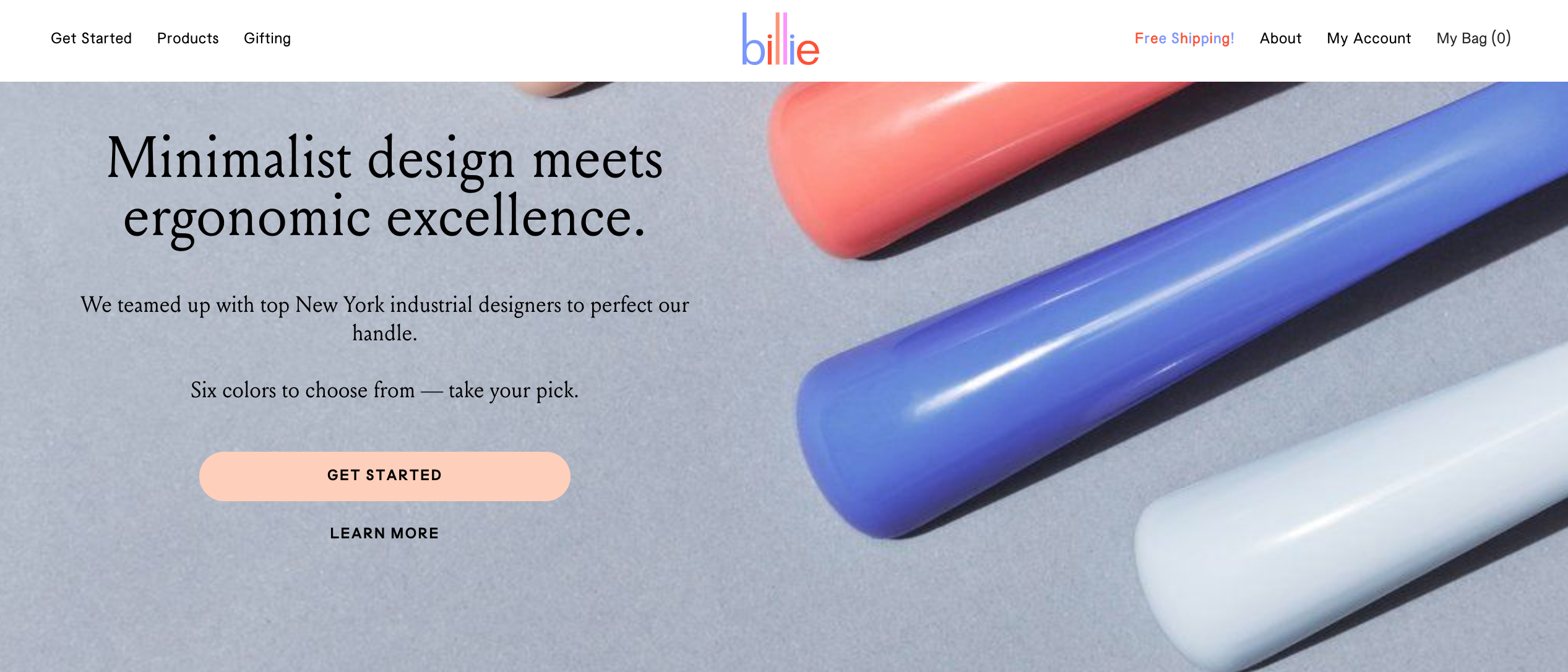 Billie razor minimalist design