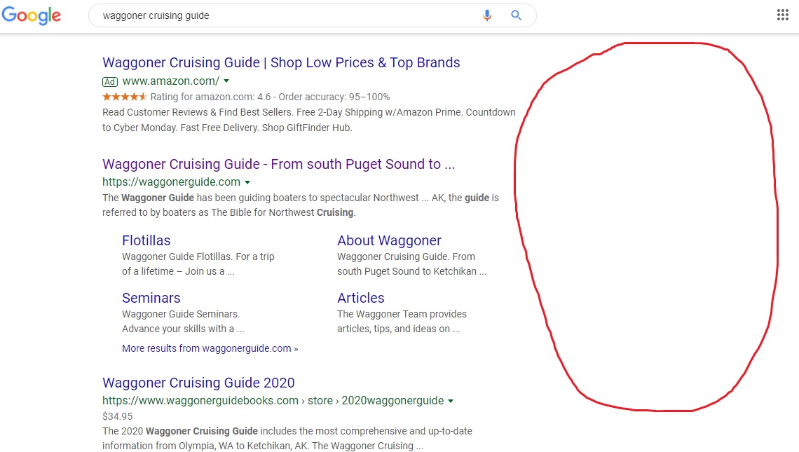 A business without a Google My Business Listing.