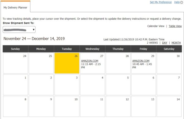 UPS Package Management