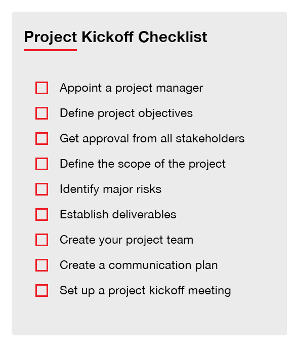 Meaning of Kick-off Meeting in Project Management
