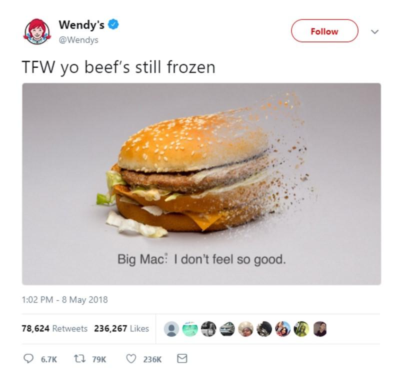 Wendys tweet