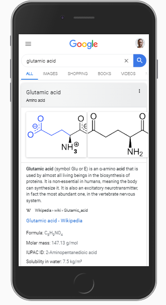 example of second result not visible below featured snippet on mobile.