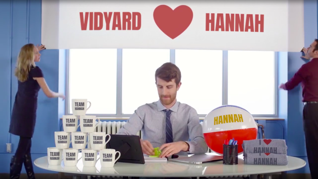 Vidyards Account based marketing video example