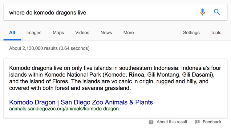 Search results for where do komodo dragons live