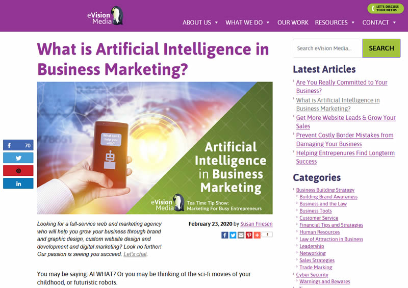 What is Artificial Intelligence in Business Marketing?