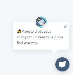HubSpot chat bot