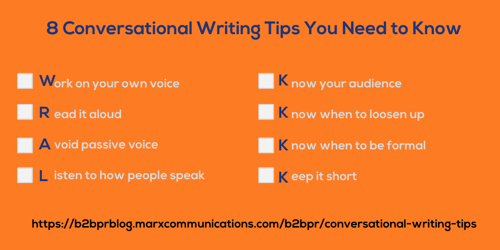 8 Conversational Writing Tips You Need to Know