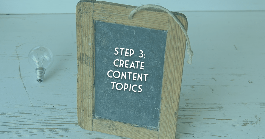 Data-Driven Content Marketing: Step 3 - Create Content Topics