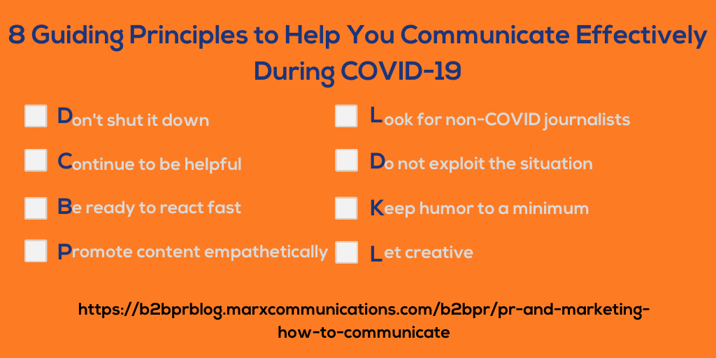 8 Guiding Principles to Help You Communicate Effectively During COVID-19