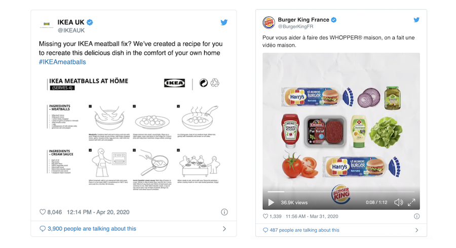DIY brand tweets