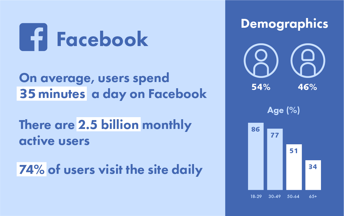 2020 Facebook demographics and statistics