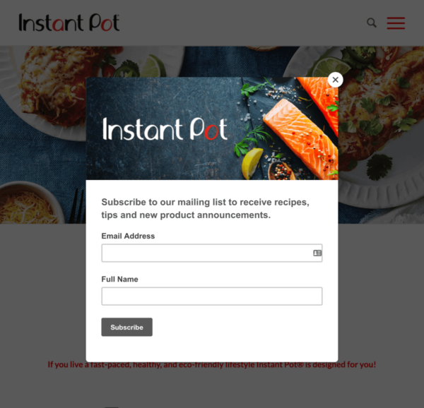 email-capture-form-ecommerce-example