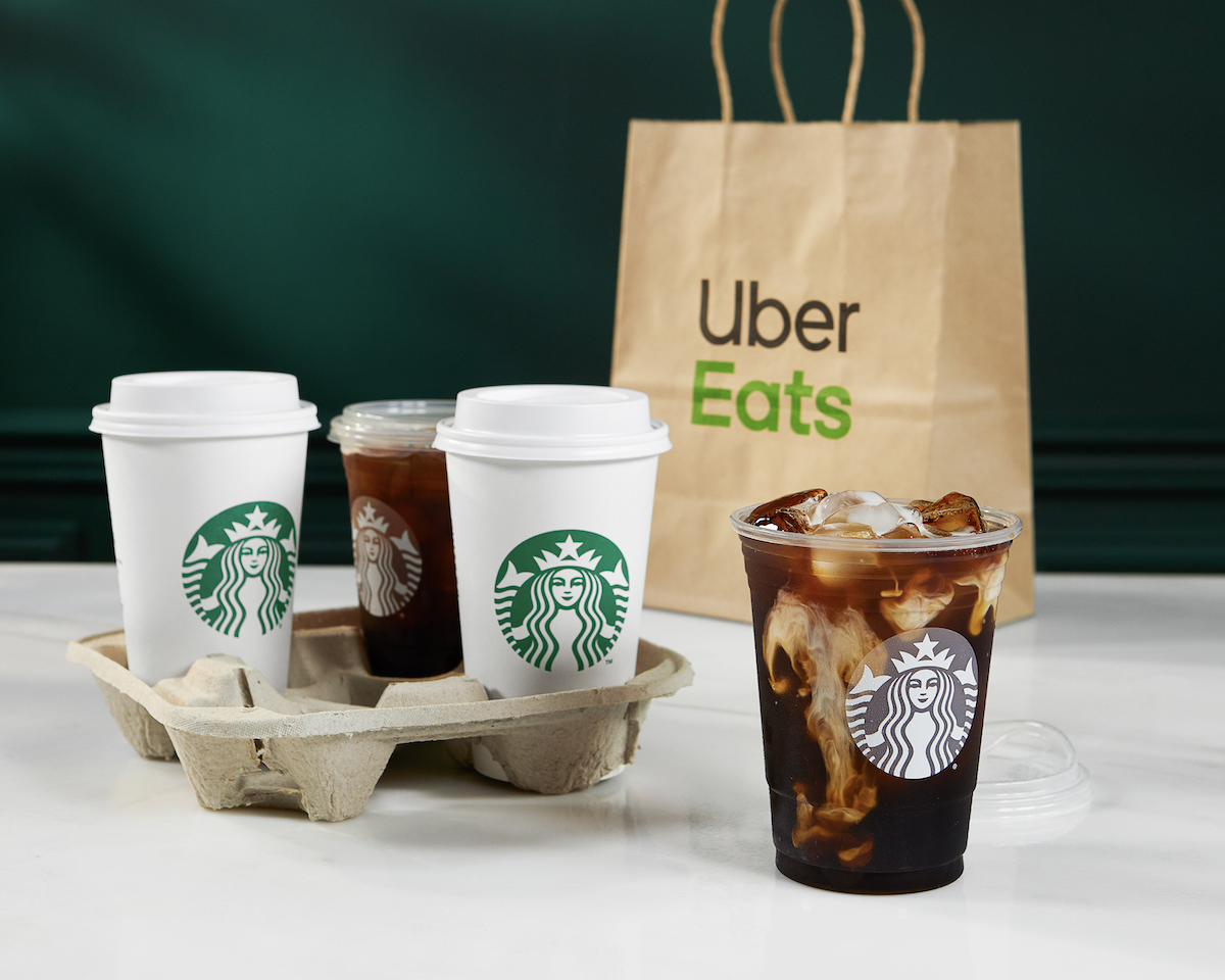Starbucks used the situation as an opportunity to expand its delivery service, partnering with Uber Eats to deliver coffee in 49 cities in the US. 