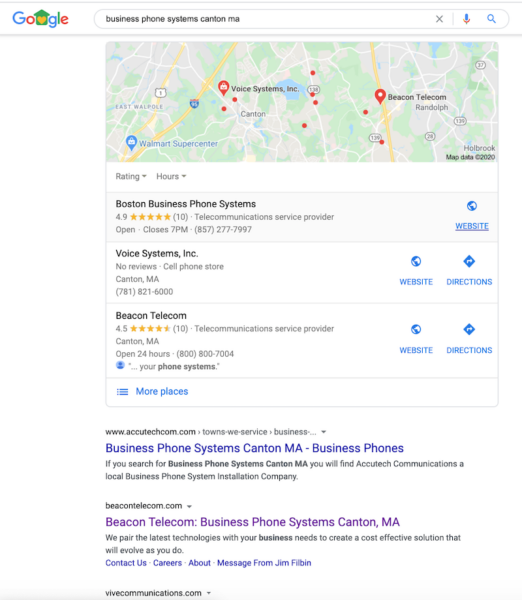 SEO important for SMB rank during COVID beacon telecom