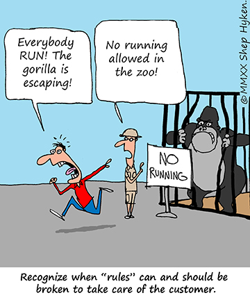 A Gorilla Escaping the Zoo