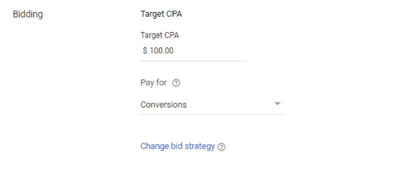 Google display during COVID 19 Target CPA