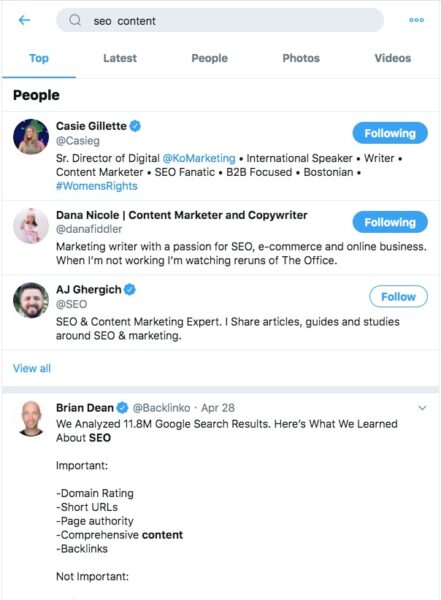 Influencer Outreach by Twitter to boost SEO