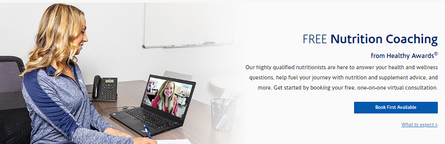 Nutritionists prepare customized meal plans for Silver and Gold members after an online coaching session.