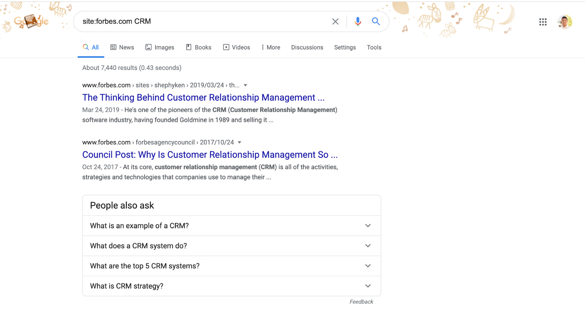 forbes crm site search.