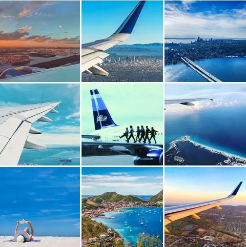 JetBlue Instagram feed
