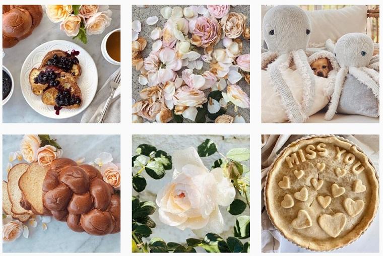 Instagram feed with filters