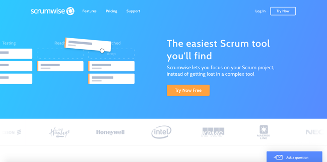 scrumwise-homepage