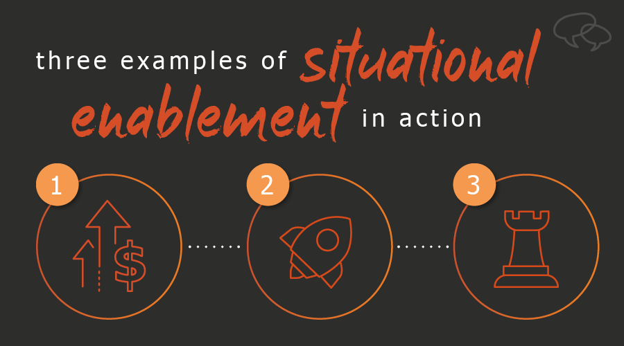 three examples of situational enablement