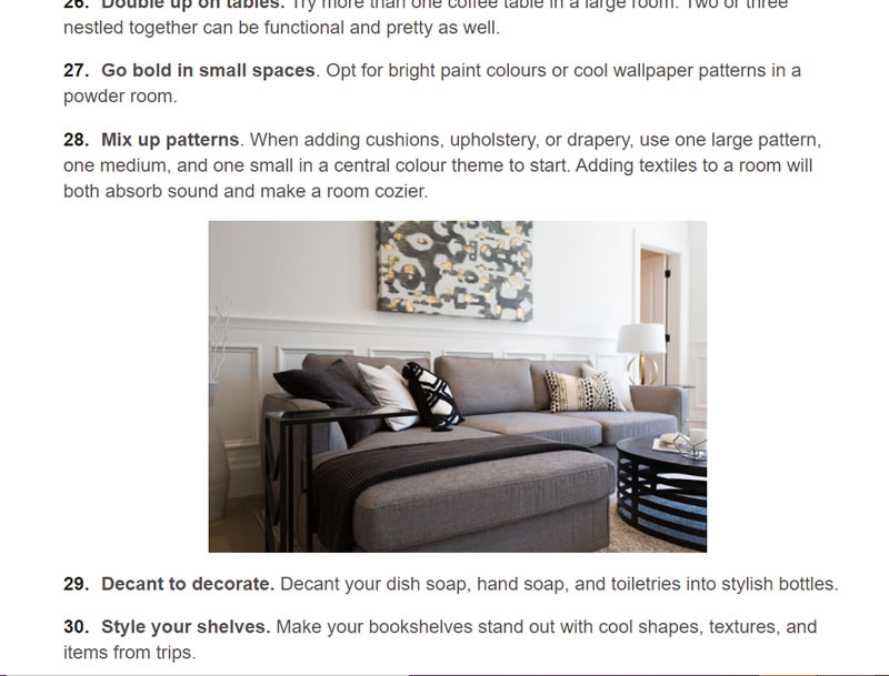 Magic Home Staging using images in blog posts