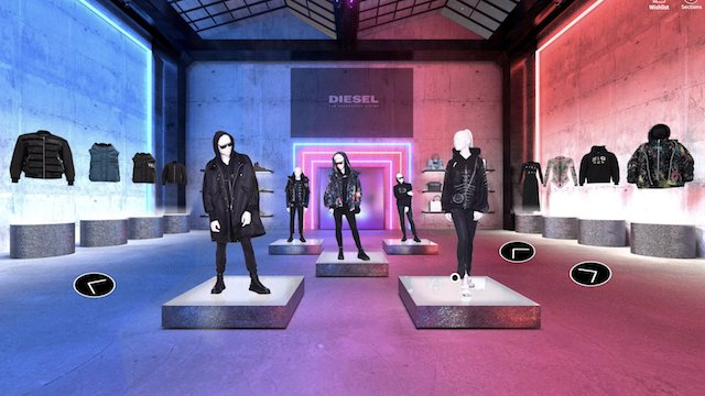 Diesel has introduced a similar concept via its Hyperrom, a 360-degree selling platform and virtual showroom. It was modeled after the company’s physical showroom in Milan.