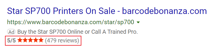 example of barcode extension on bing ads.