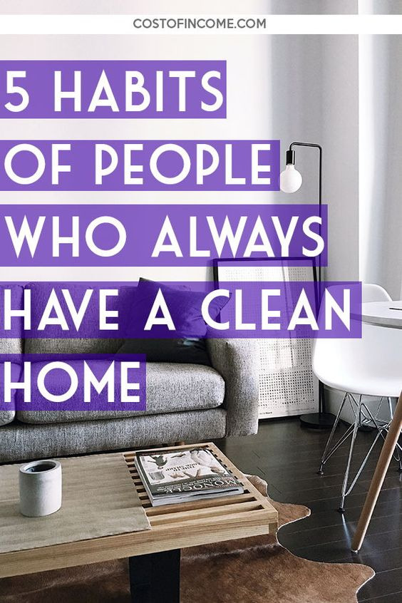 pin about clean homes.