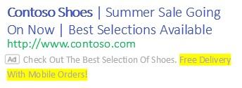 example ad with Microsoft IF functions