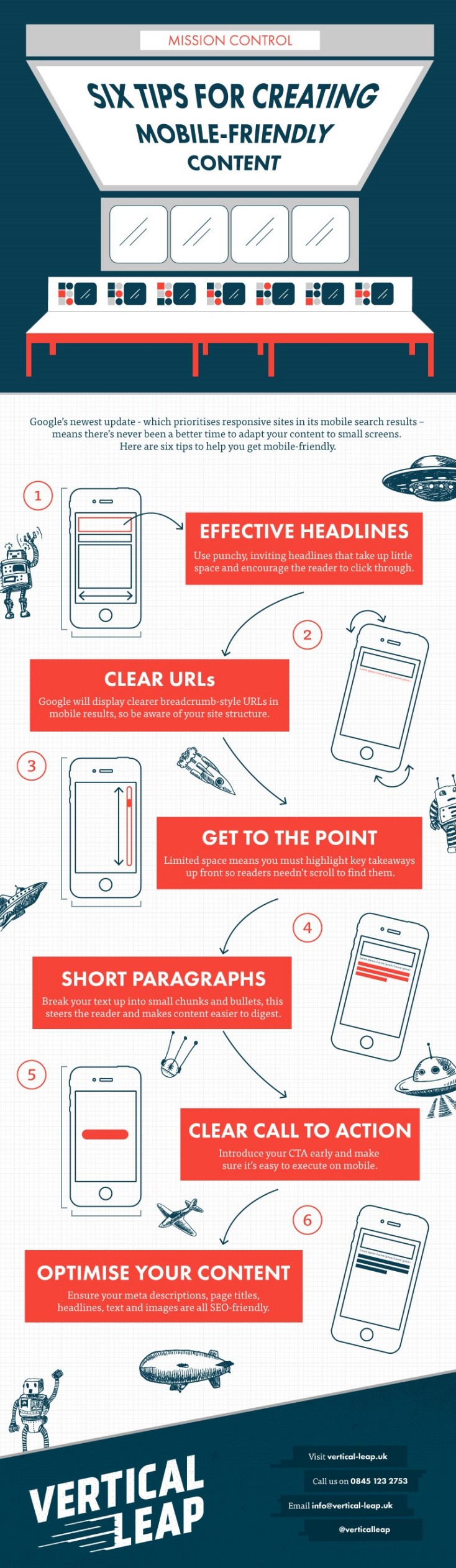 Six tips for creating mobile friendly content