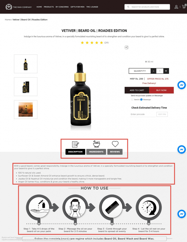 good product description example